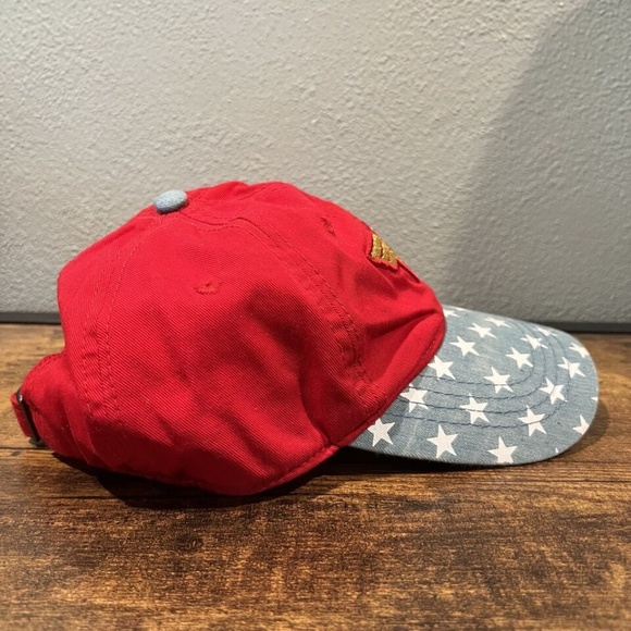 Wonder Woman Snapback Hat Wonder Woman Adjustable Hat Red Hat Adult Fit Red Hat - Picture 6 of 7